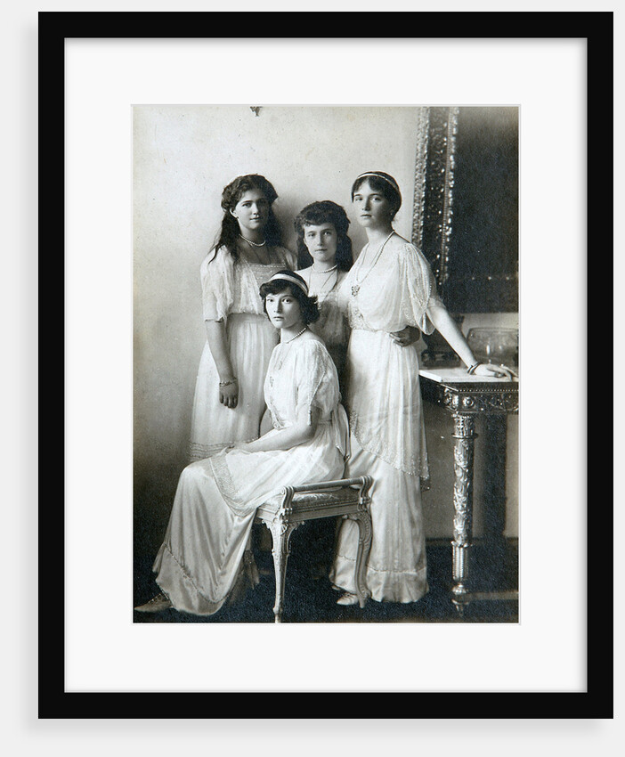 The four daughters of Tsar Nicholas II of Russia, 1910s by K von Hahn
