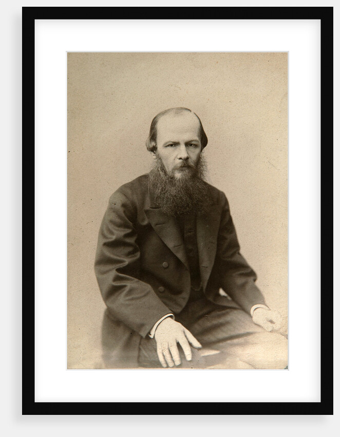 Fyodor Dostoevsky, Russian novelist, c1860-c1881 by Lauffert