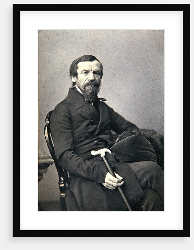 Michail Pogodin, Russian historian and journalist, 1850s by Karl August Bergner