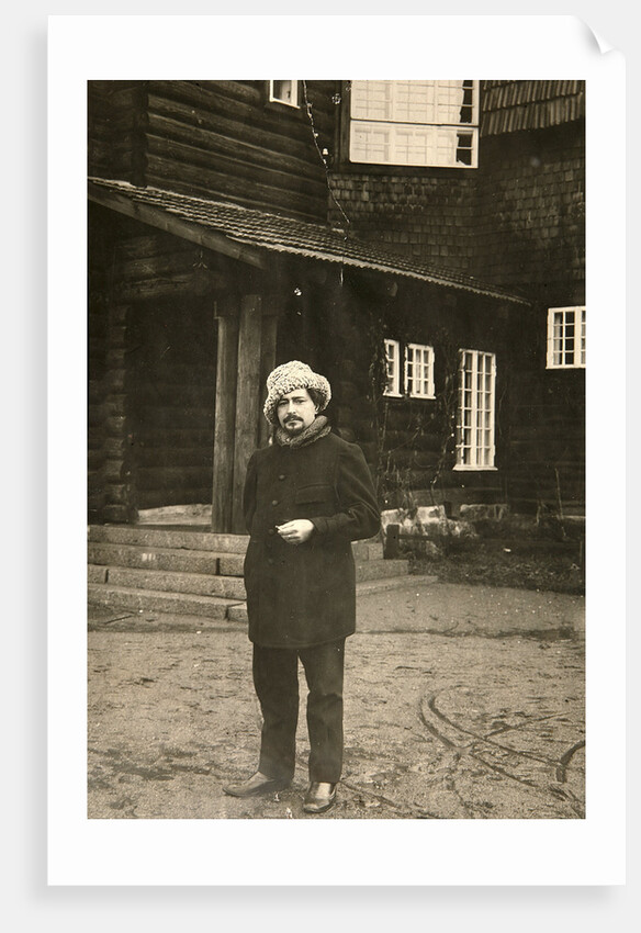Russian author Leonid Andreyev at his house in Vammelsuu (Serovo), early 20th century by Karl Karlovich Bulla