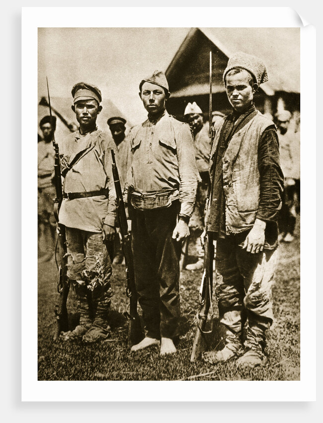 Types of revolutionary soldiers in the Russian army, c1917-c1918 by Unknown