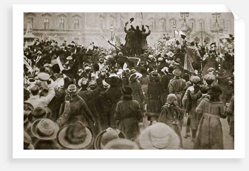 Celebrating the end of the First World War, London, November 1918 by Unknown