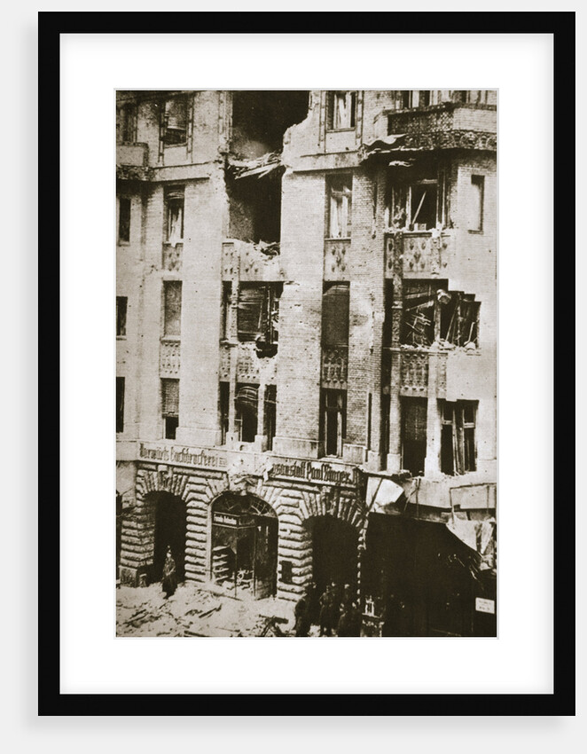Damage to the offices of the socialist newspaper Vorwarts, Berlin, Germany, 1919 by Unknown