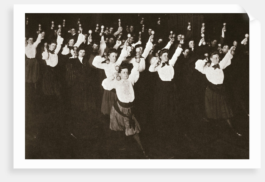 YWCA members exercising, 1910s by Unknown