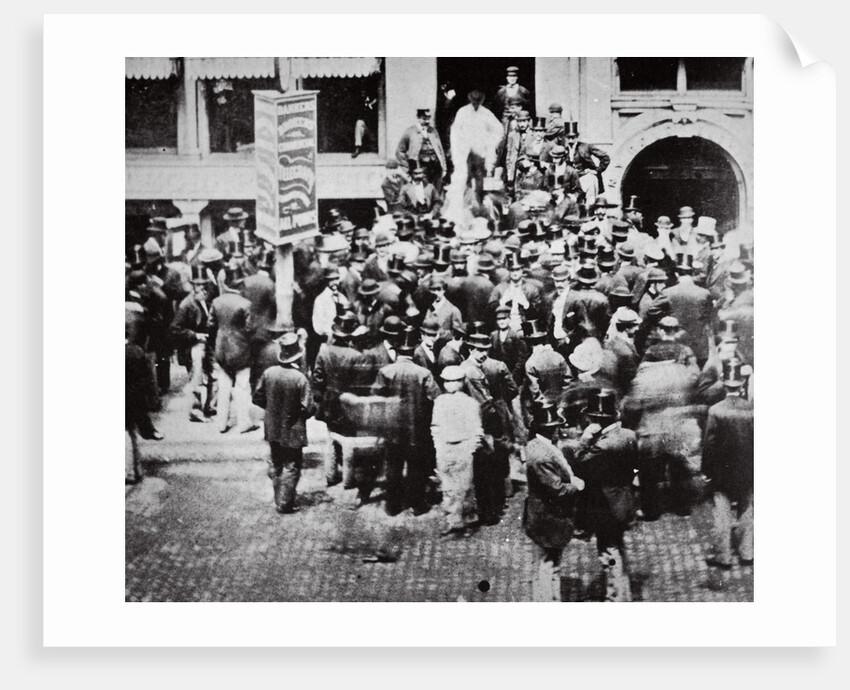 New York Gold Exchange, USA, 1863 by Unknown