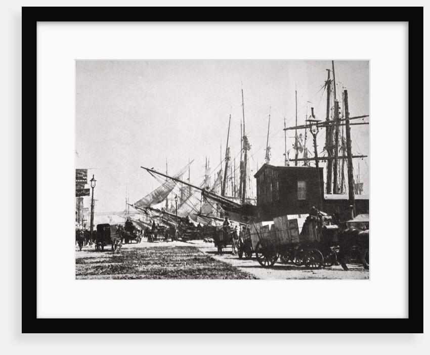 West Street, New York City, USA, 1870s by Unknown