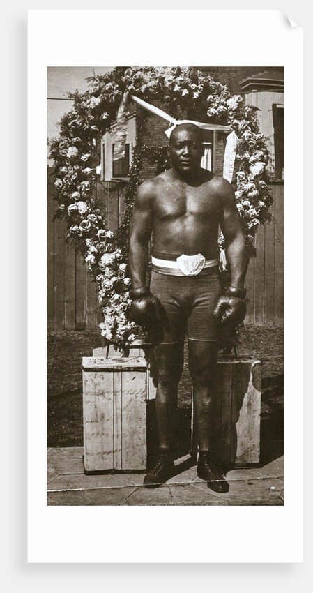 Jack Johnson, American boxer, 1910 by Unknown