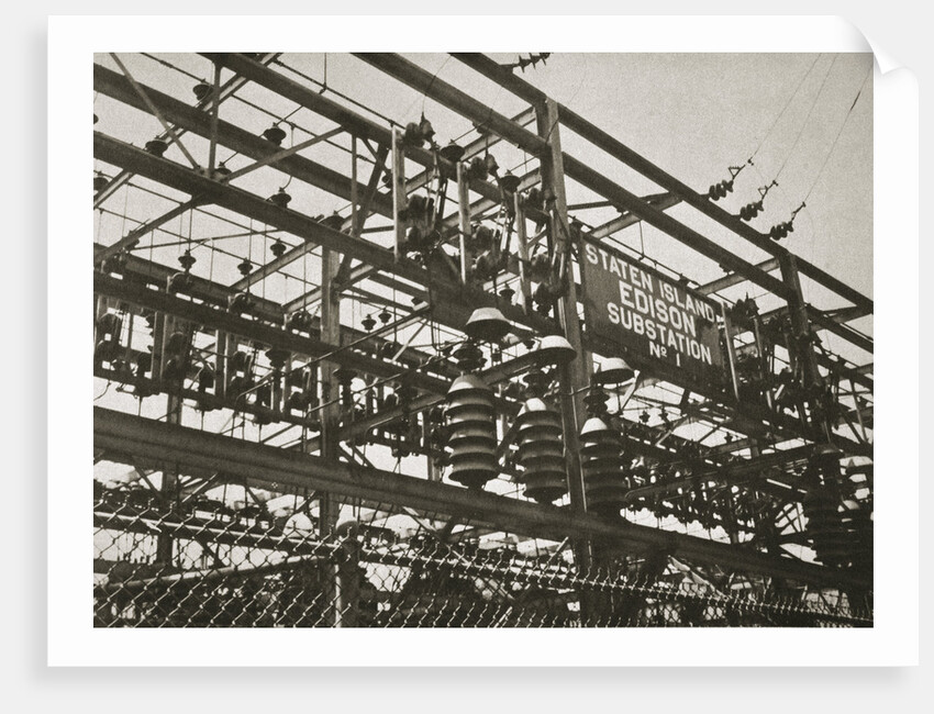 Electrical substation Number 1 on Staten Island, New York, USA, early 1930s by Unknown