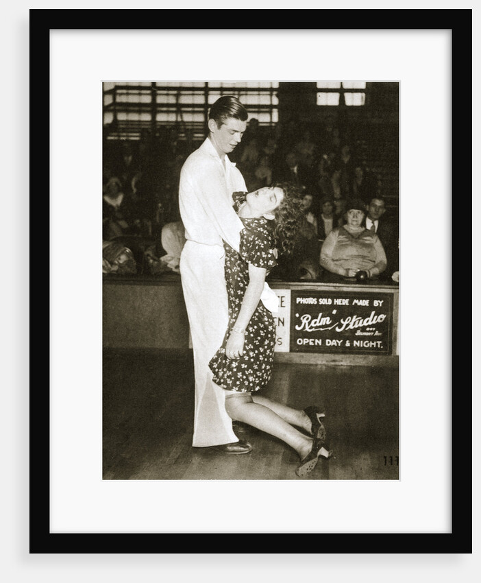 Contestants in a dance marathon, Chicago, Illinois, USA, 1930 by Unknown