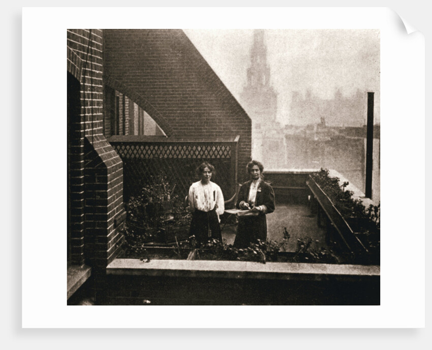 Emmeline and Christabel Pankhurst, British suffragettes, London, 12 October 1908 by Unknown