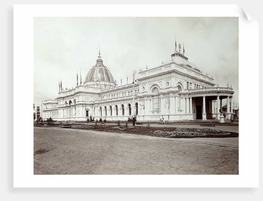 Arts corner, the All-Russia Exhibition, Nizhny Novgorod, Russia, 1896. by Maxim Dmitriev