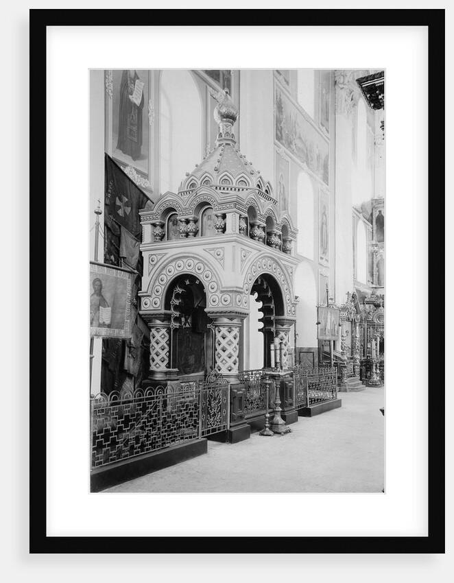 Minins Tomb in the Saviour Cathedral in the Nizhny Novgorod Kremlin, Russia, 1896. by Maxim Dmitriev