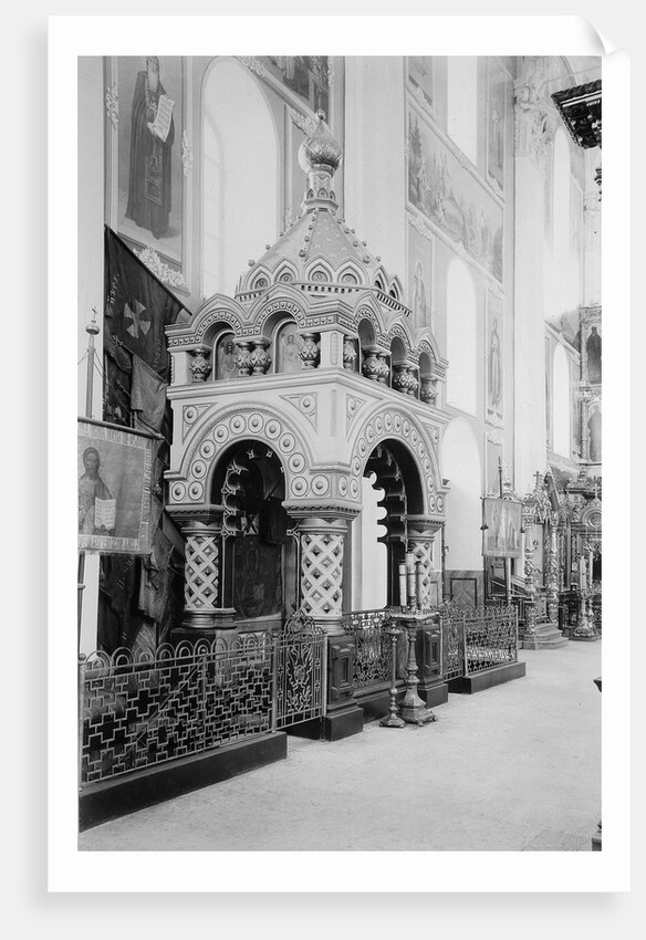Minins Tomb in the Saviour Cathedral in the Nizhny Novgorod Kremlin, Russia, 1896. by Maxim Dmitriev