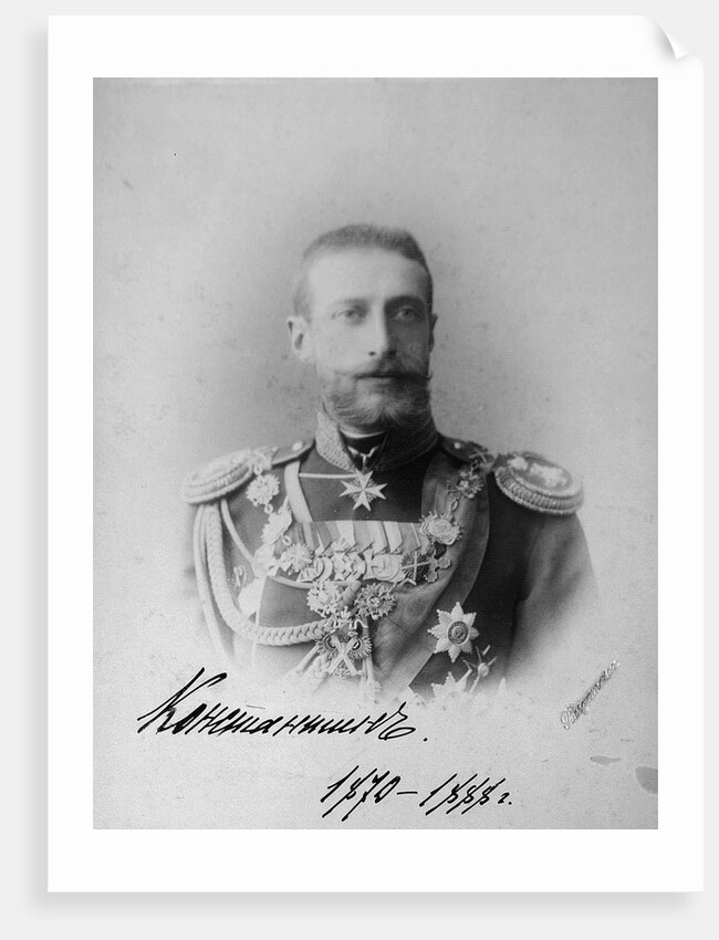 Grand Duke Constantine Constantinovich of Russia, 1880s by Unknown