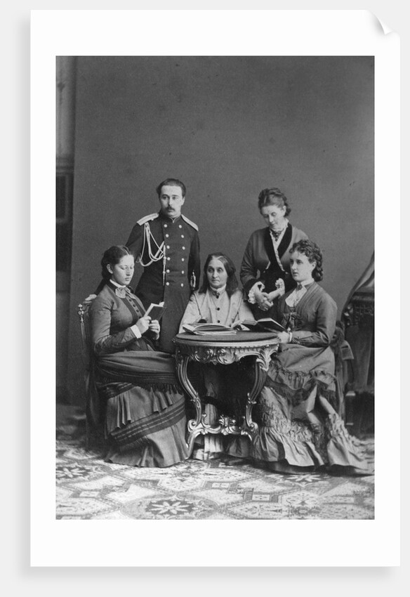 Count Sergei Sheremetev and Countess Ekaterina Sheremeteva and family, 1870s by Anonymous