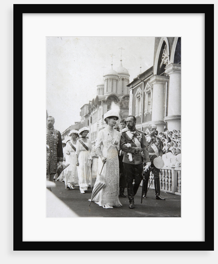 Tsars family at the celebrations of the 300th anniversary of the House of Romanov, Russia, 1913 by Unknown
