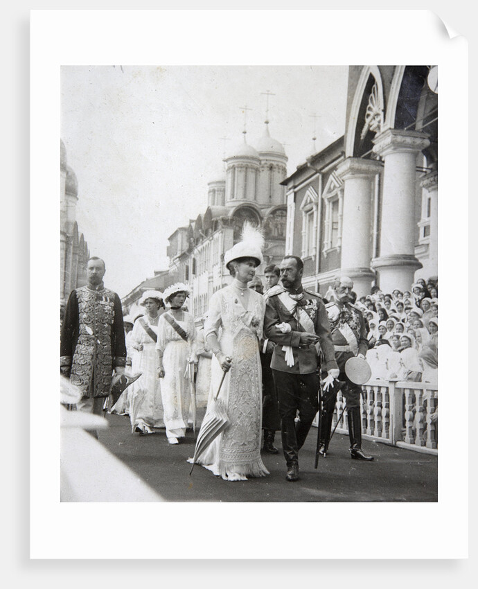 Tsars family at the celebrations of the 300th anniversary of the House of Romanov, Russia, 1913 by Unknown