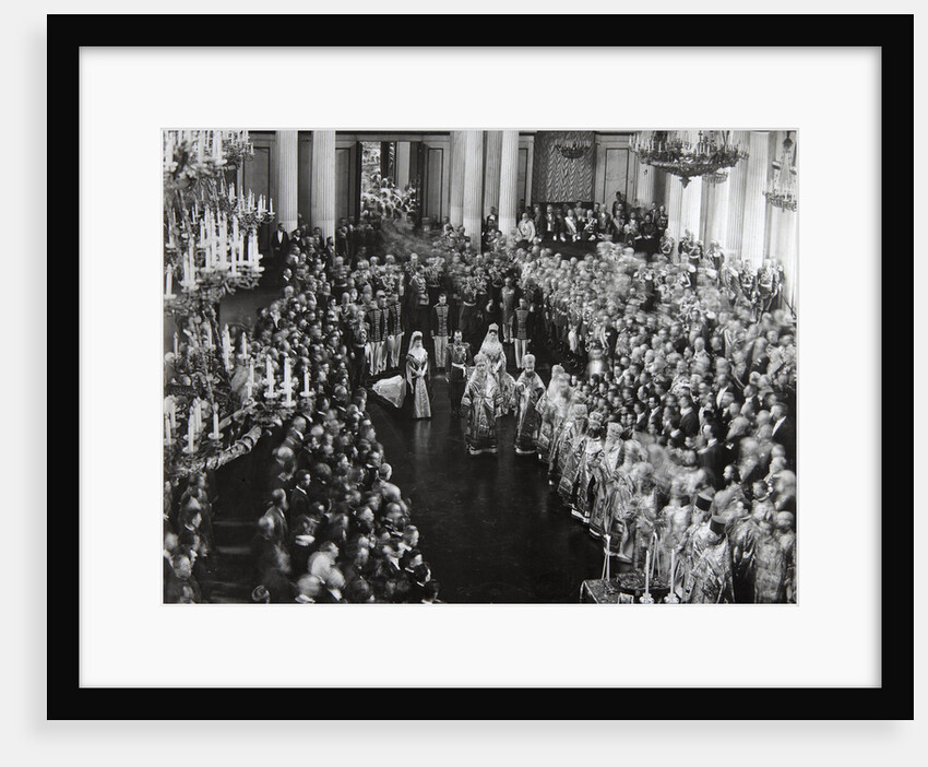 Tsar Nicholas II at the opening ceremony of the first Duma, St Petersburg, Russia, 1906 by Unknown