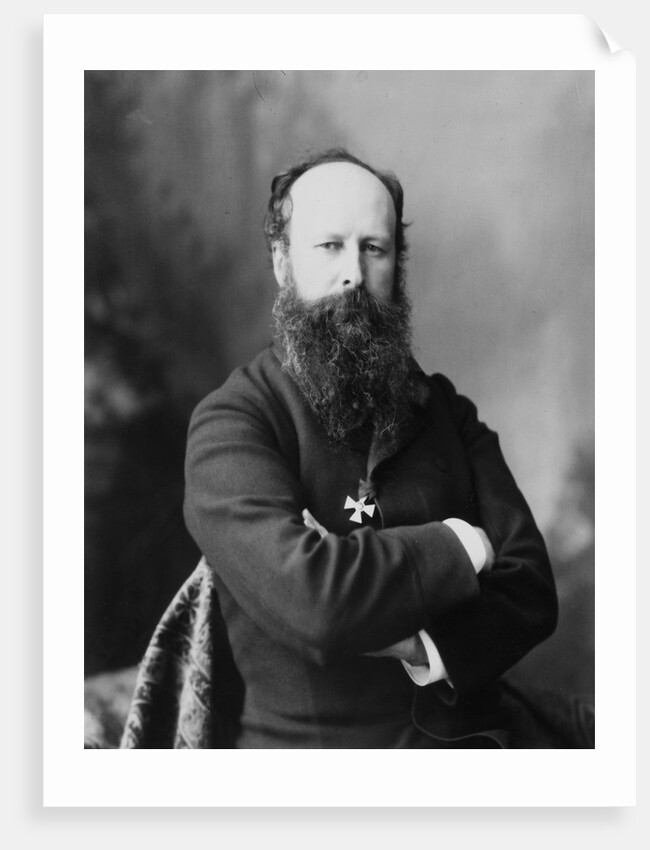 Vasily Vereshchagin, Russian artist, c1880s-c1890s. by Andrei Osipovich Karelin