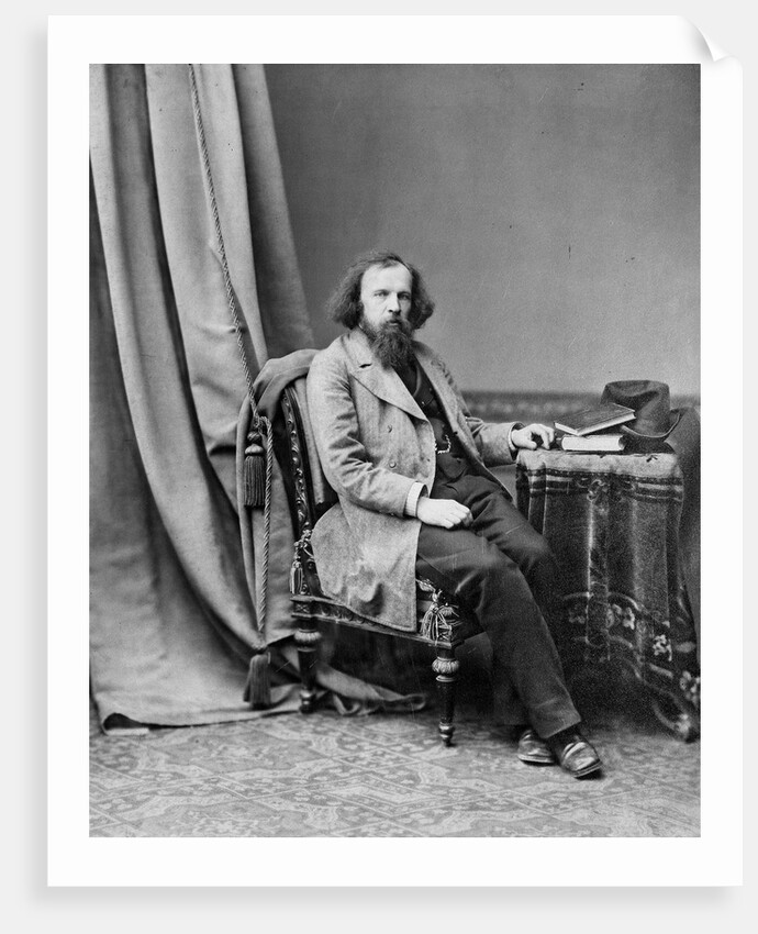 Dmitri Mendeleev, Russian chemist, c1880-c1882. by Andrei Osipovich Karelin