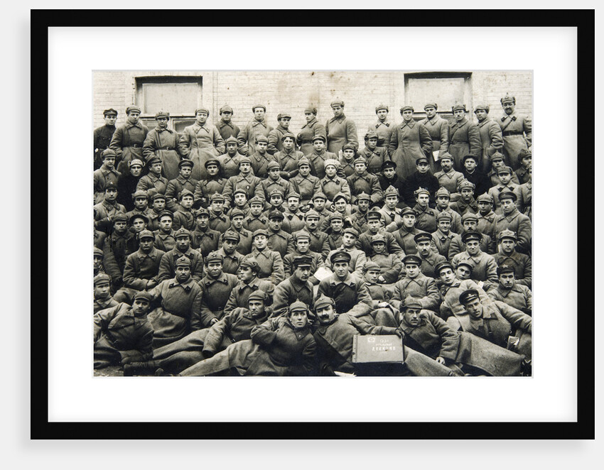 Red Army soldiers of the 99th Infantry Division, USSR, 1928 by Unknown