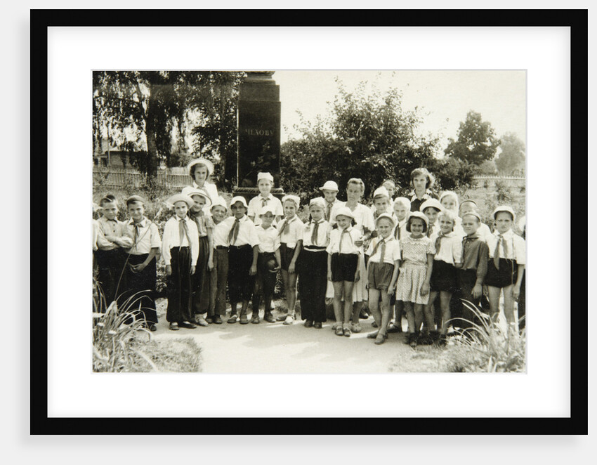 A Young Pioneers unit in Yalta, Crimea, USSR, 1950s by Unknown