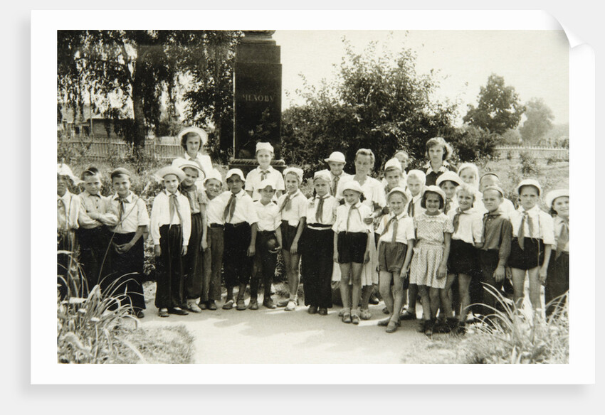 A Young Pioneers unit in Yalta, Crimea, USSR, 1950s by Unknown