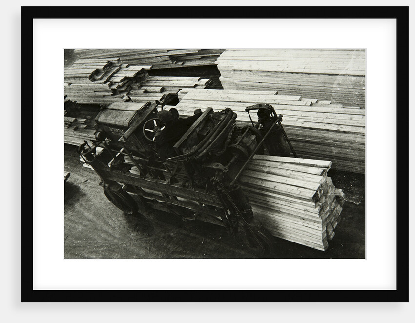 In a woodworking factory, Russia, 1950s by Unknown
