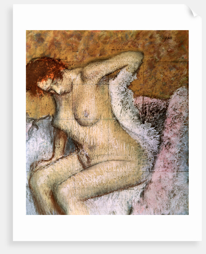 After the Bath by Edgar Degas
