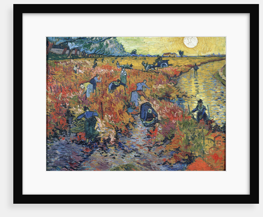 The Red Vineyards at Arles by Vincent Van Gogh