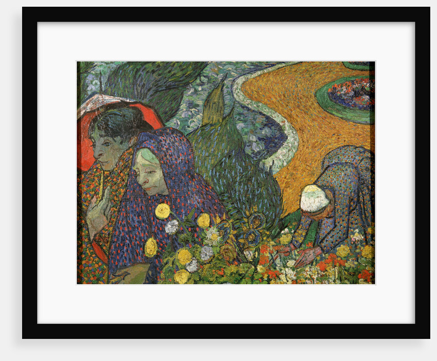 Ladies of Arles (Memory of the Garden at Etten), 1888. by Vincent van Gogh