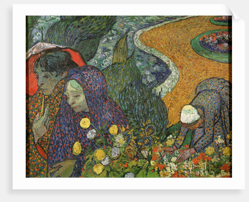 Ladies of Arles (Memory of the Garden at Etten), 1888. by Vincent van Gogh