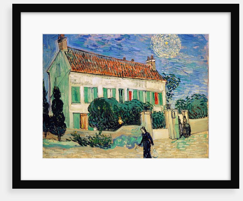 White House at Night by Vincent Van Gogh