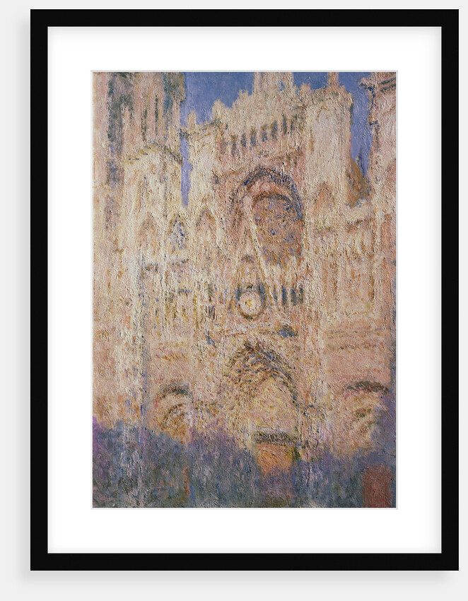 Rouen Cathedral at Sunset by Claude Monet