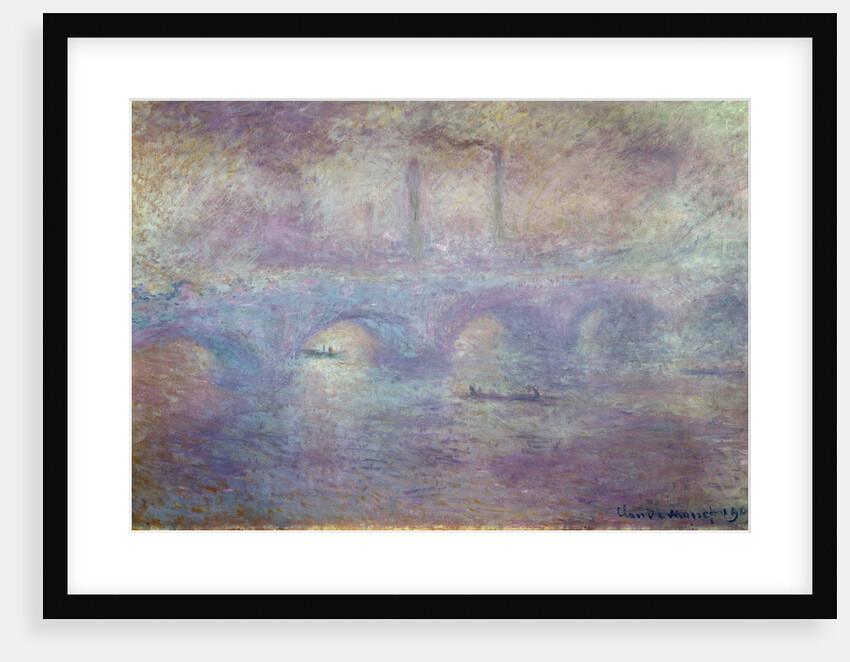 The Waterloo Bridge, Fog Effect, 1903 by Claude Monet
