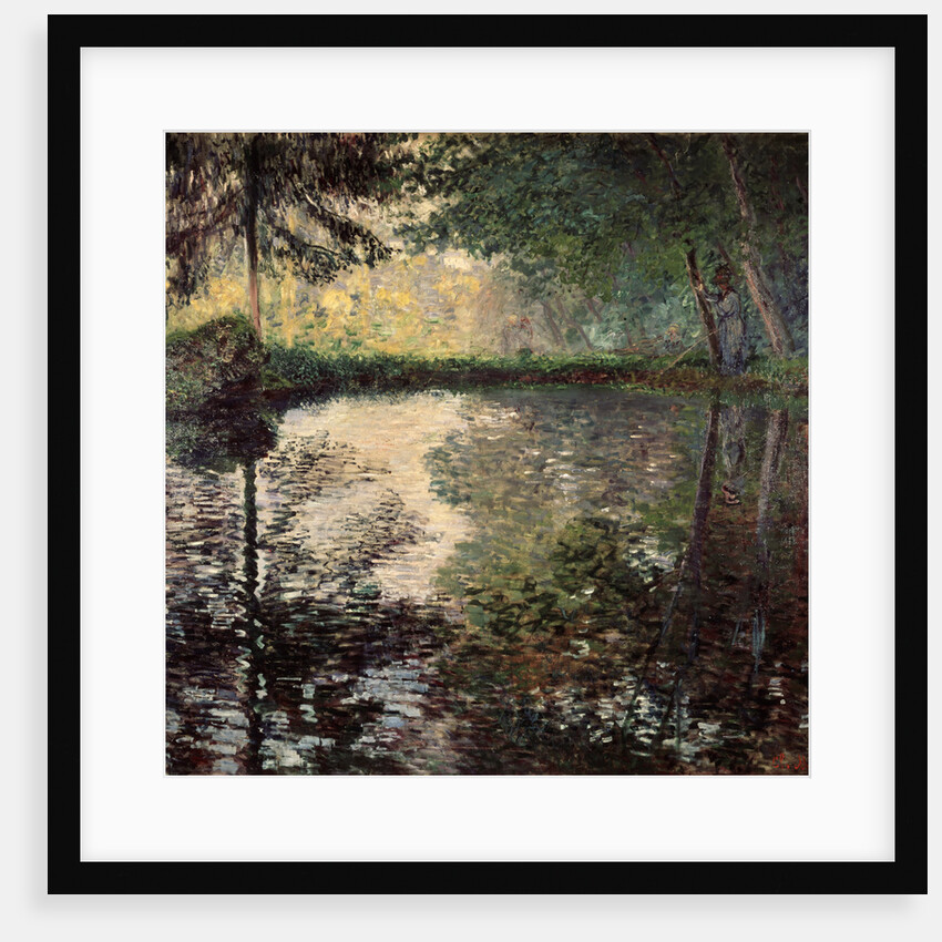 Pond at Montgeron, c1876. by Claude Monet