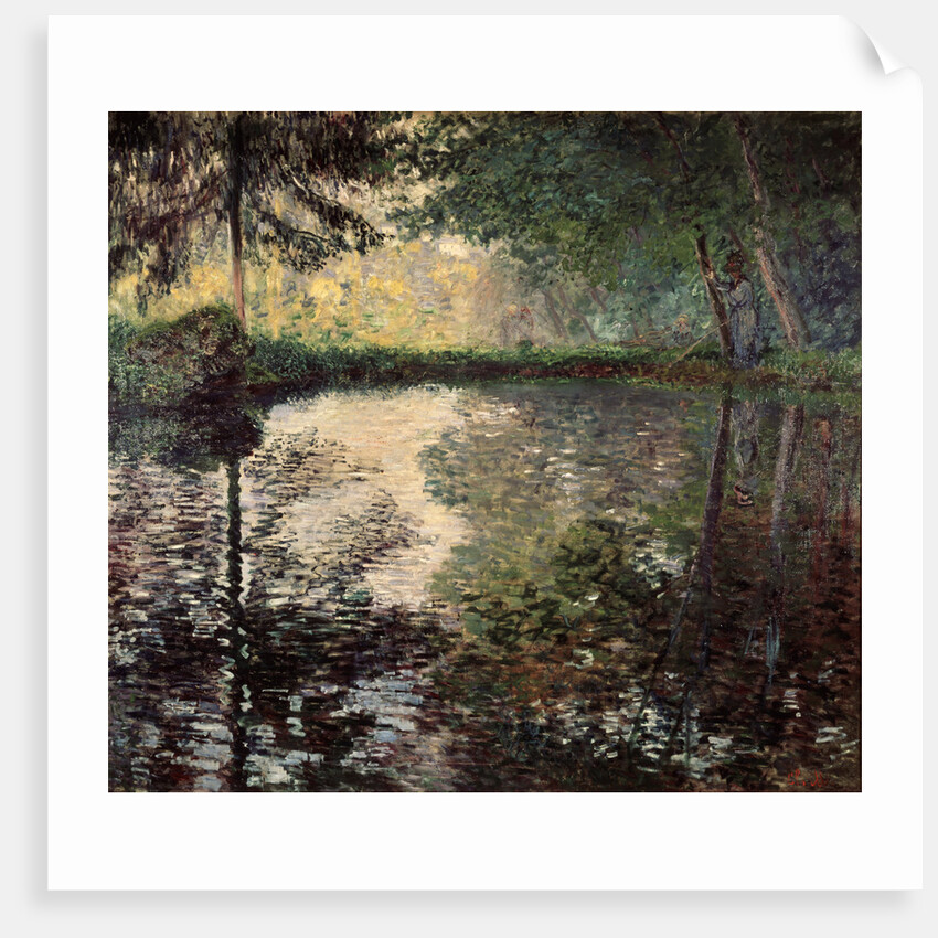 Pond at Montgeron, c1876. by Claude Monet