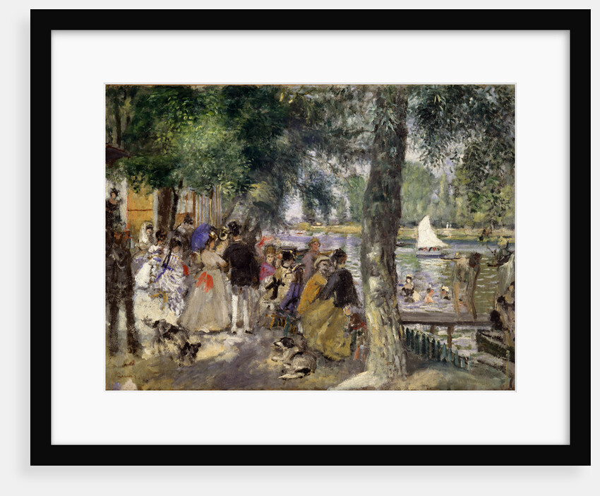 Bathing on the Seine (La GrenouillÃ©re) by Pierre-Auguste Renoir