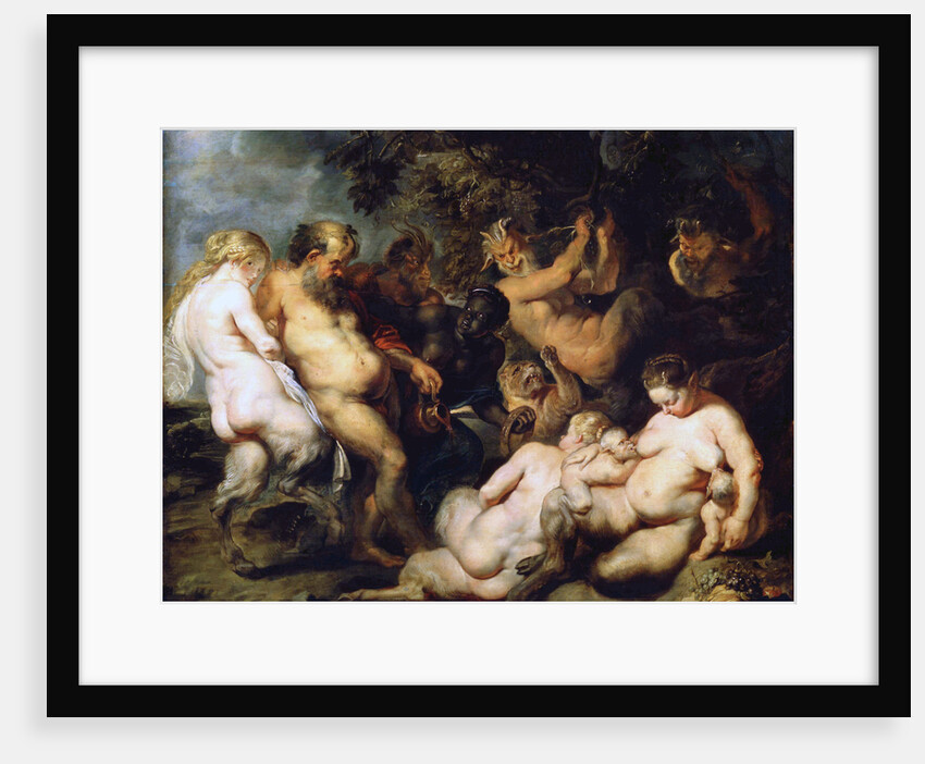 Bacchanalia, c1615. by Peter Paul Rubens