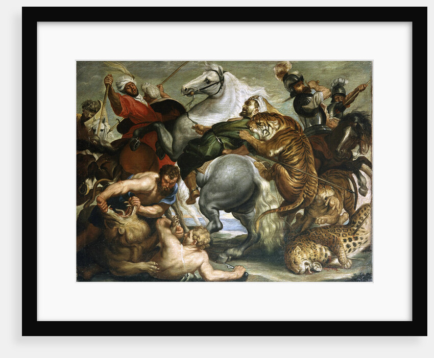 Tiger, Lion And Leopard Hunt, 1616 by Peter Paul Rubens