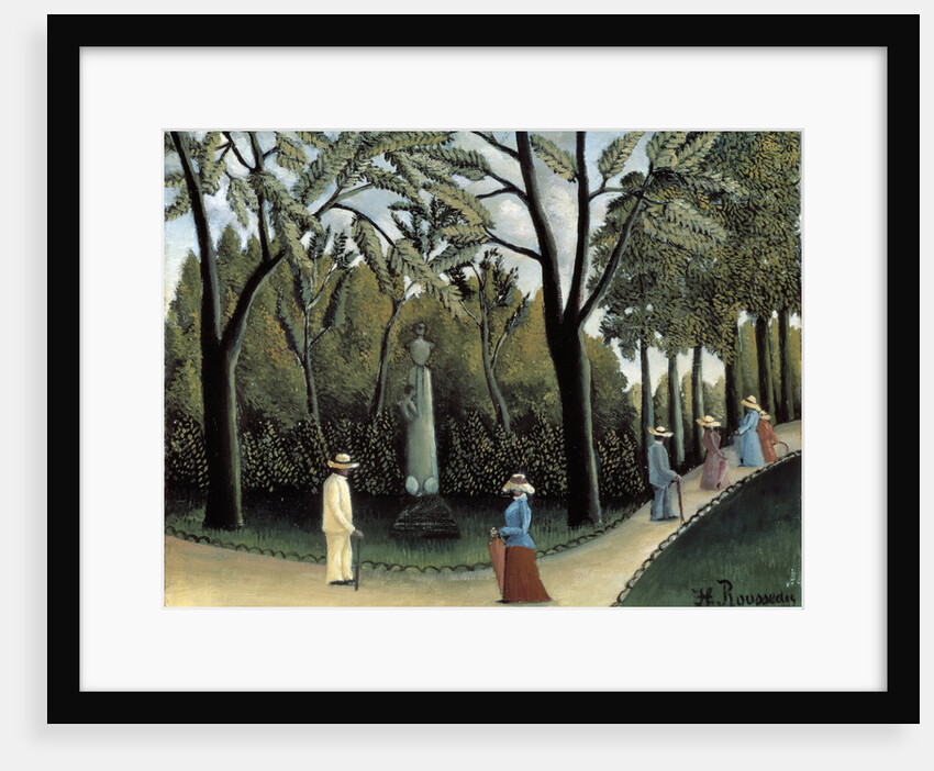 The Luxembourg Gardens, Monument to Chopin by Henri Rousseau