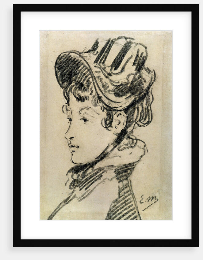 Madame Jules Guillemet, c1880. by Edouard Manet