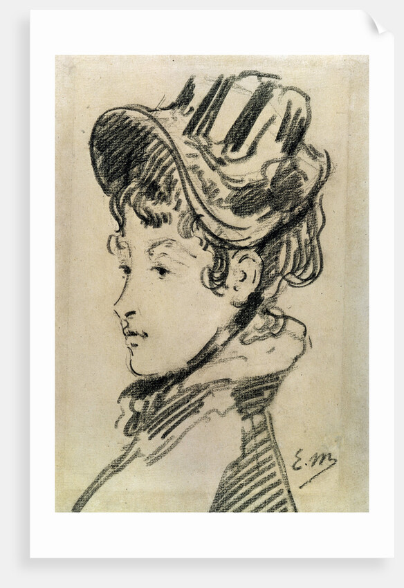 Madame Jules Guillemet, c1880. by Edouard Manet