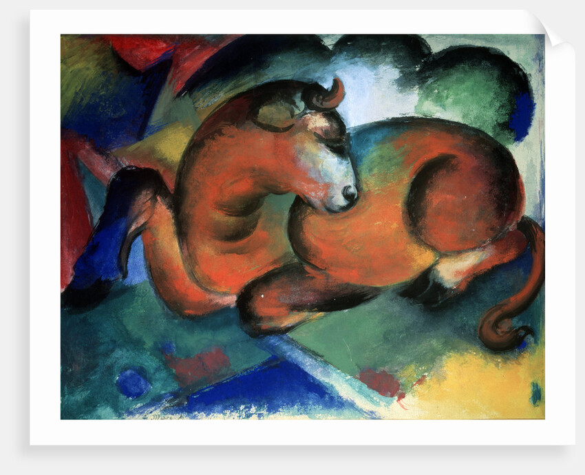 Red Bullock, 1912-1913. by Franz Marc