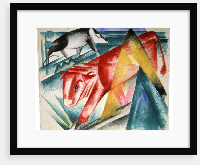 Animals, 1912-1913. by Franz Marc