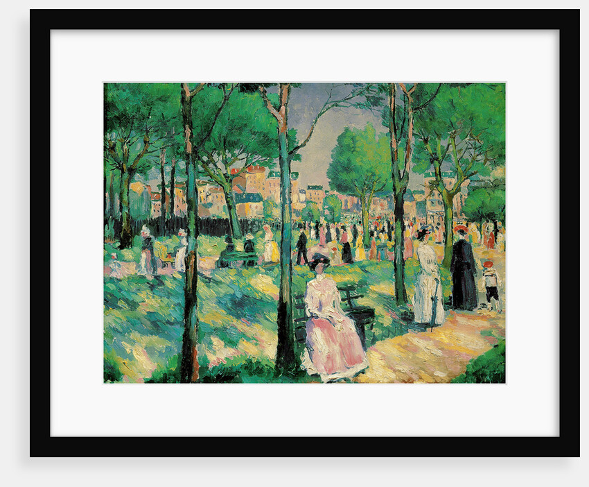 On the Boulevard, 1903. by Kazimir Malevich