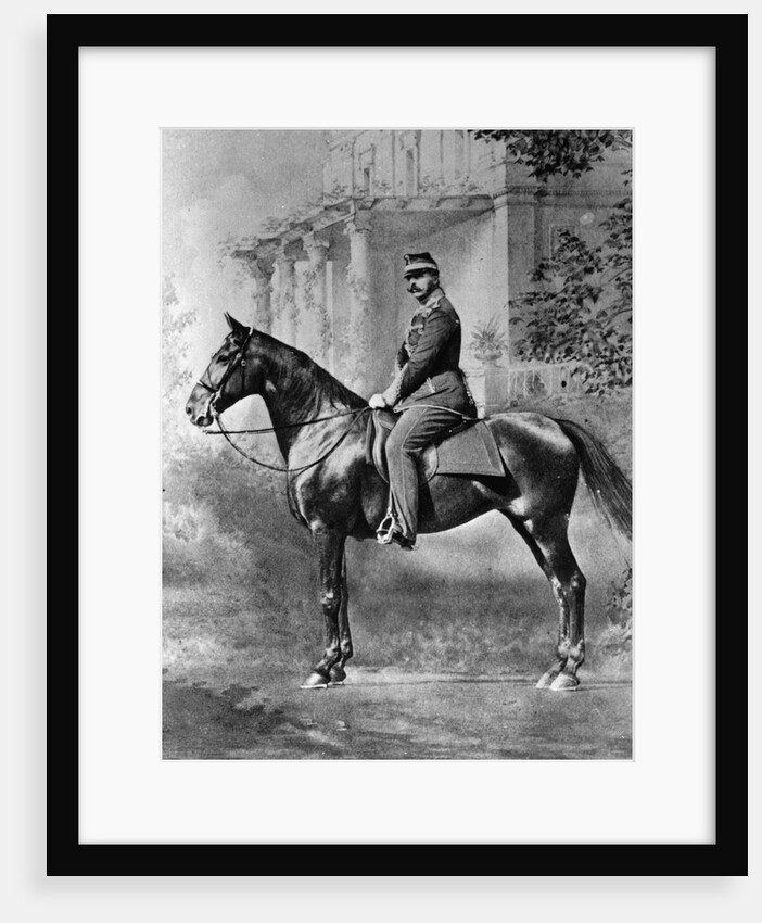 Equestrian portrait of Tsar Alexander II of Russia, c1861-c1865 by Unknown