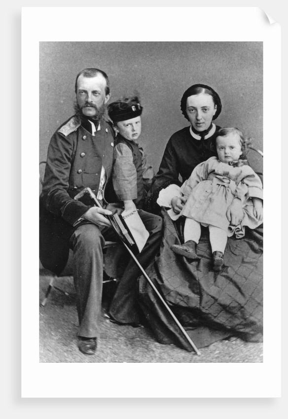 Grand Duke Michael Nikolaevich of Russia and his family, c1862-c1862 by Unknown