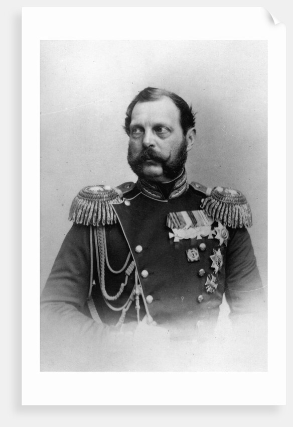 Tsar Alexander II of Russia, c1860s(?) by Andrei Deniere