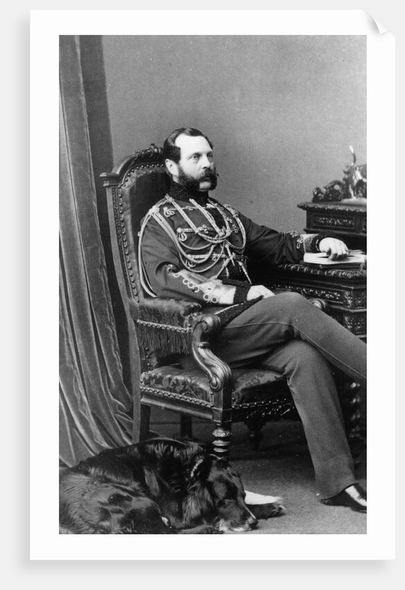 Tsar Alexander II of Russia, c1860s(?) by Count Ivan Grigorievich Nostitz